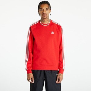adidas Originals 3-Stripes Crew Sweatshirt Better Scarlet