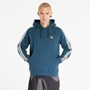 Mikina adidas Originals 3-Stripes Fleece Hoodie Forest Green S