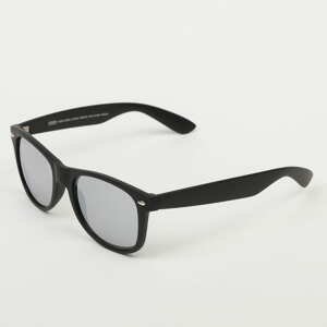 Sluneční brýle Urban Classics Sunglasses Likoma Mirror With Chain Black/ Silver
