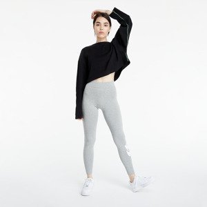 Nike Women's High-Waisted Logo Leggings Dk Grey Heather/ White