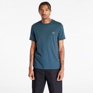 FRED PERRY FRED PERRY Ringer T-Shirt Petrol Blue