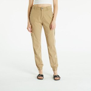 Kalhoty Urban Classics Ladies High Waist Cargo Pants Union Beige W28