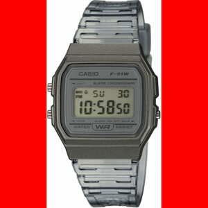 Hodinky Casio F 91WS-8EF šedé / průhledné