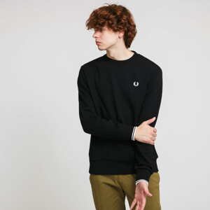 Mikina FRED PERRY Crewneck Sweatshirt Black