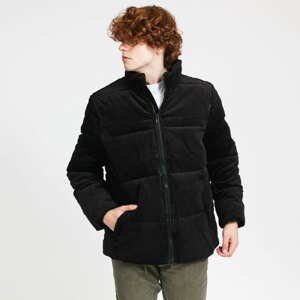 Pánská zimní bunda Urban Classics Boxy Corduroy Puffer Jacket Black