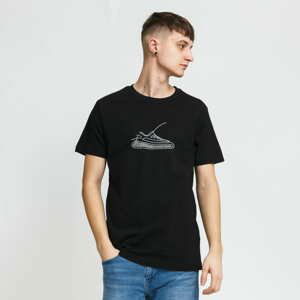 Tričko s krátkým rukávem Urban Classics One Line Sneaker Tee Black