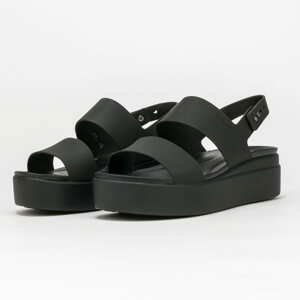 Sandály Crocs Crocs Brooklyn Low Wedge W Black/ Black