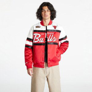 Mitchell & Ness Chicago Bulls Special Script Heavyweight Satin Jacket Red