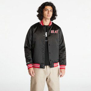 Bunda Mitchell & Ness Miami Heat Heavyweight Satin Jacket Black XXL