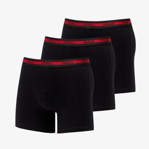 Hugo Boss Logo-Waistband Boxer Briefs 3-Pack Black