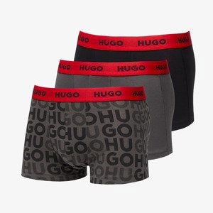 Hugo Boss Logo-Waistband Stretch Trunks 3-Pack Multi