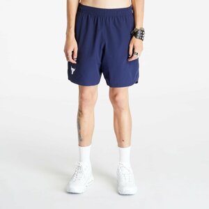 Šortky Under Armour Project Rock Woven Shorts Midnight Navy/ White S