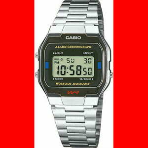 Hodinky Casio A163WA-1QES Silver