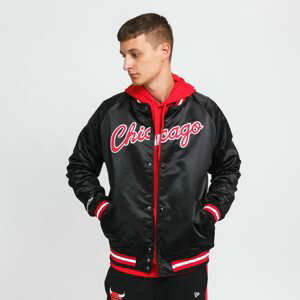 Bomber bunda Mitchell & Ness NBA Lightweight Satin Jacket Bulls černá