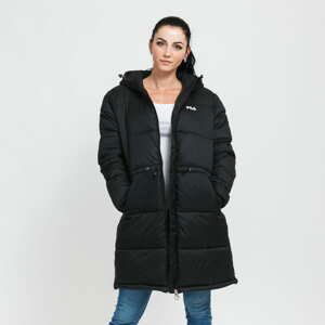 Dámská zimní bunda Fila Women Long Hooded Puffer Jacket černá