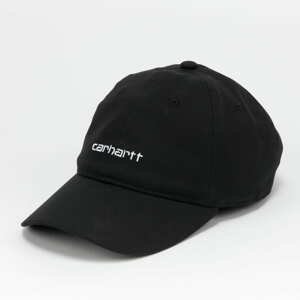 Kšiltovka Carhartt WIP Canvas Script Cap Black