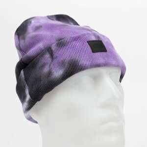 Kulich Urban Classics Tie Dye Beanie fialový / černý