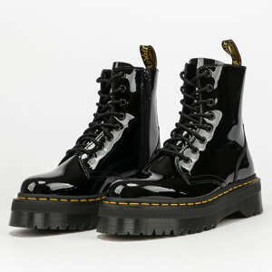 Dámské zimní boty Dr. Martens Jadon black patent lamper