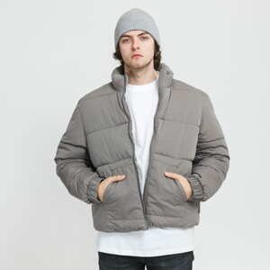 Pánská zimní bunda Urban Classics Cropped Puffer Jacket šedá