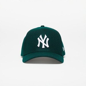 New Era New York Yankees Melton Wool A-Frame Trucker Cap Dark Green/ White