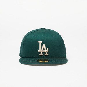 New Era Los Angeles Dodgers League Essential 59FIFTY Fitted Cap Dark Green/ Stone