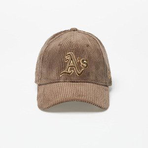 New Era Oakland Athletics Wide Cord 9FORTY Adjustable Cap Brown Suede/ Bronze