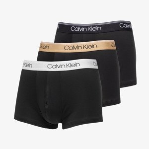 Boxerky Calvin Klein Microfiber Stretch-Low Rise Boxer 3-Pack Black/ Tigers Eye/ Lunar Rock L