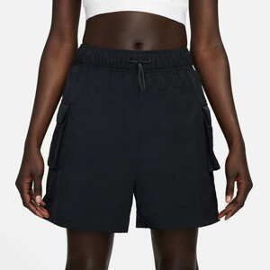 Dámské šortky Nike Women's Woven High-Rise Shorts Black/ White