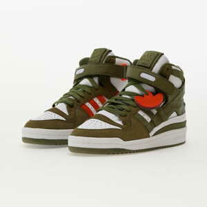 adidas Originals Forum 84 Hi W Ftw White/ Focus Olive/ Wonder Red