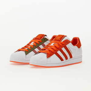 adidas Originals Superstar W Ftw White/ Semi Orange/ Focus Olive