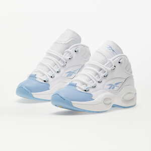 Reebok Question Mid Soft White/ Flux Blue/ Toxic Yellow