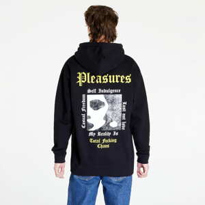 Mikina PLEASURES Reality Hoodie Black