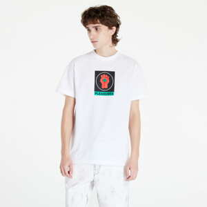 Pánské tričko PLEASURES Badge T-Shirt White