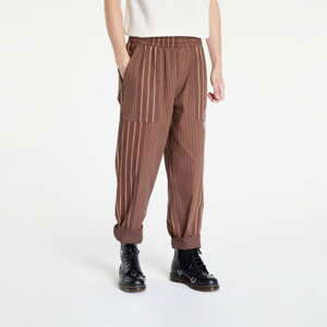 Kalhoty PLEASURES Optics Easy Pant Brown