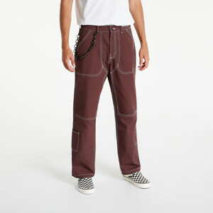 Kalhoty PLEASURES Ultra Utility Pant Brown