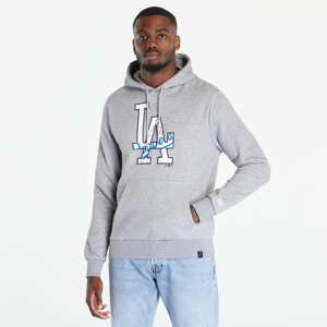 Mikina New Era MLB Double Logo Hoody Los Angeles Dodgers Šedá