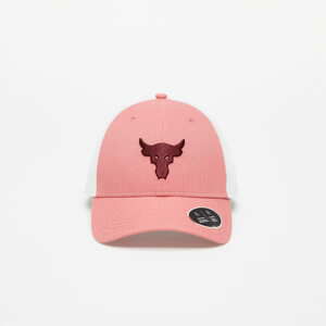 Kšiltovka Under Armour Project Rock Trucker Deco Rose/ Summit White/ Dark Maroon