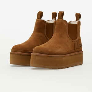 Dámské zimní boty UGG W Neumel Platform Chelsea Chestnut