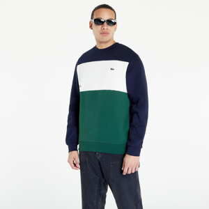 Mikina LACOSTE Sweatshirts Navy Blue/ Flour-Green