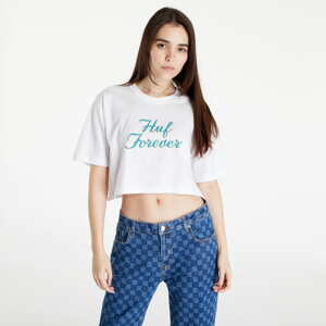 Dámské tričko HUF Forever S/S Crop Tee White