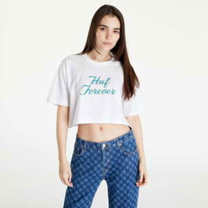 Dámské tričko HUF Forever S/S Crop Tee White