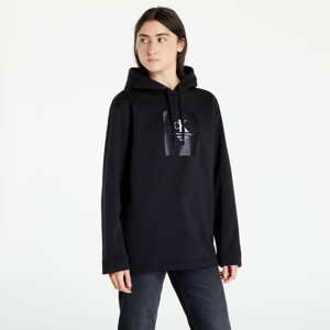 Dámská mikina CALVIN KLEIN JEANS Woven Label Oversized Hoodie Black