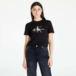 Dámské tričko CALVIN KLEIN JEANS Gradient Monologo T-Shirt Černé