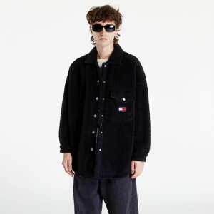 Podzimní bunda TOMMY JEANS Oversized Sherpa Black