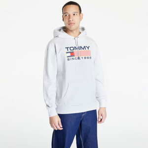 Mikina TOMMY JEANS Reg Athletic Log Hoodie Grey