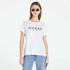 Dámské tričko GUESS Es Ss Guess 1981 Rol White