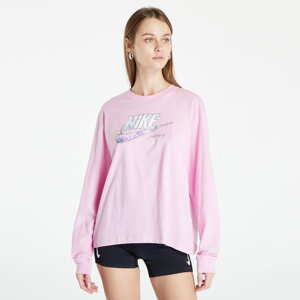 Dámské tričko s dlouhým rukávem Nike Sportswear Women's Long-Sleeve T-Shirt Pink