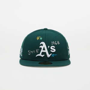 Kšiltovka New Era MLB 5950 Scribble 11097 Oakland Athletics Zelená