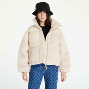 Bunda Sixth June Nylon & Borg Puffer Jacket Beig