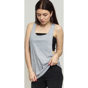 Dámské tílko Urban Classics Ladies Loose Tank šedé